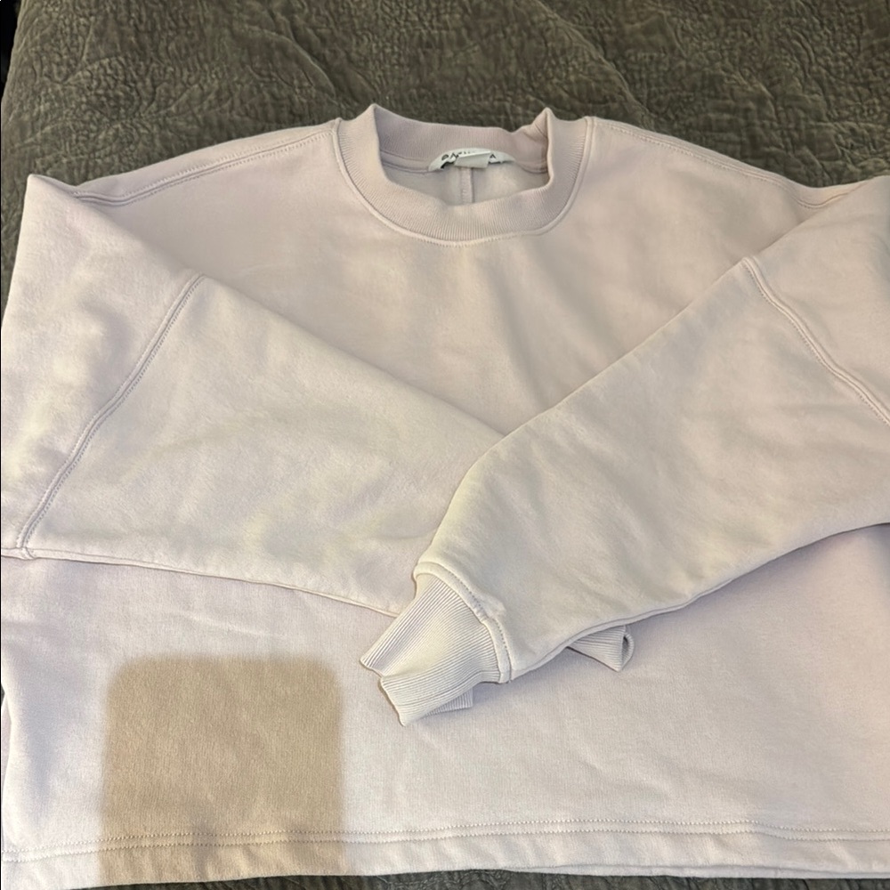Women’s easy fleece Dolman crop sweatshirt